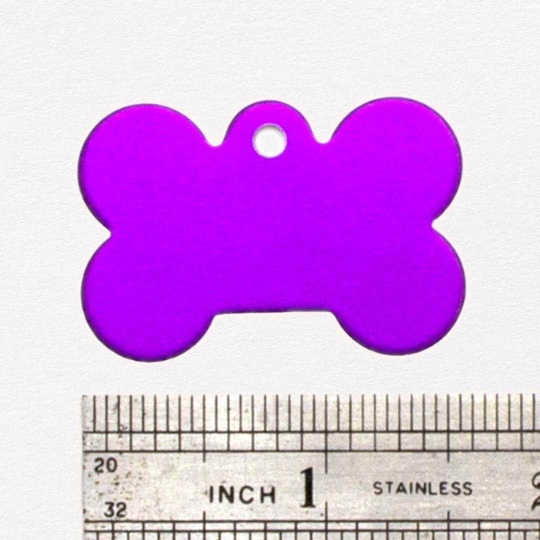 Purple Personalized Tag for Dogs