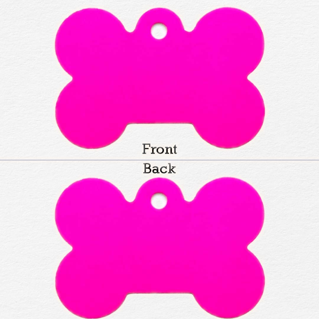 Pink Personalized Tag for Dogs