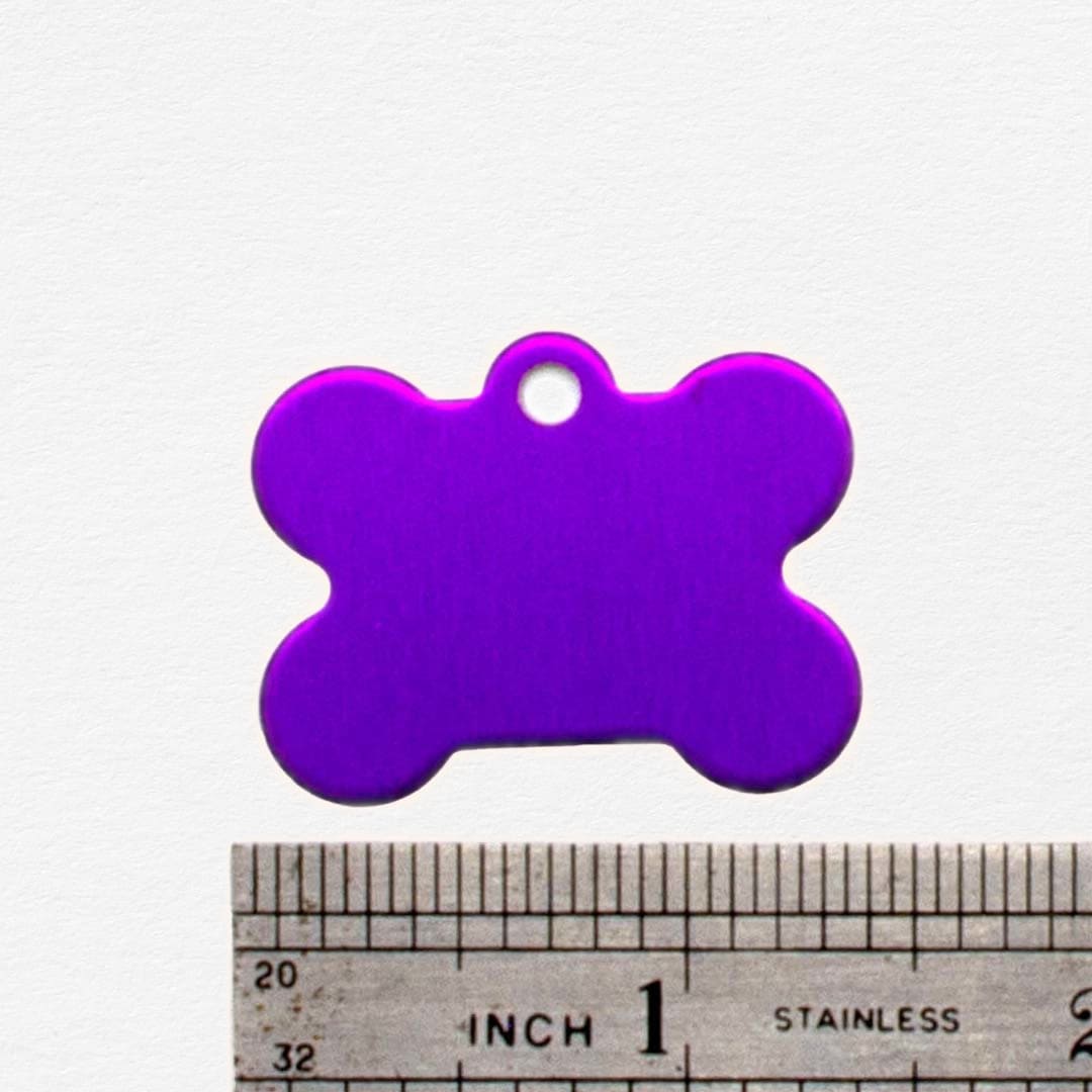 Purple Personalized Tag for Dogs