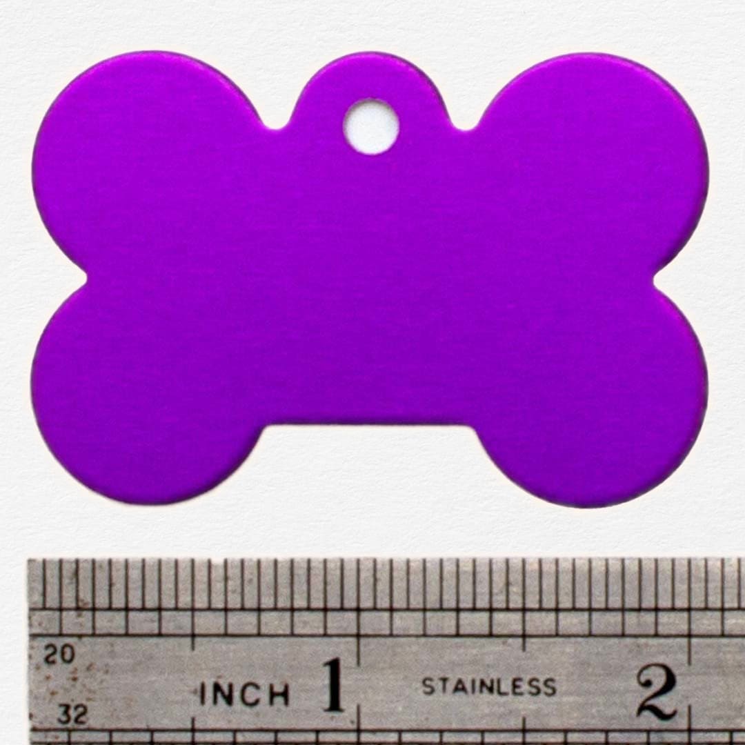 Purple Personalized Tag for Dogs